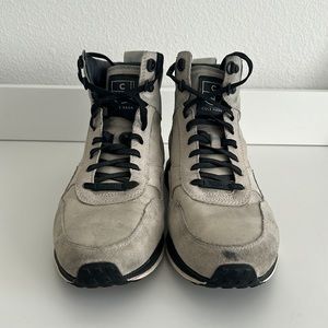 Cole Haan Grandpro Hiker BootC30598 Men's Light Grey High Top Size
